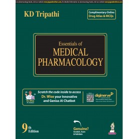 Essentials of Medical Pharmacology Paperback – 9th Edition 2024 by KD Tripathi 