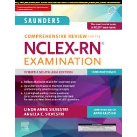 Saunders Comprehensive Review for the NCLEX-RN Examination, 4 SAE Paperback – 2022 by Kaushik 