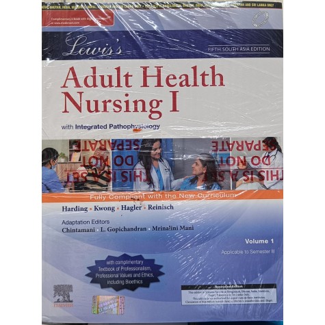 Lewis's Adult Health Nursing  2 Vol set 5th South Asian Edition Chintamani , Mrinalini Mani ,  L Gopichandran