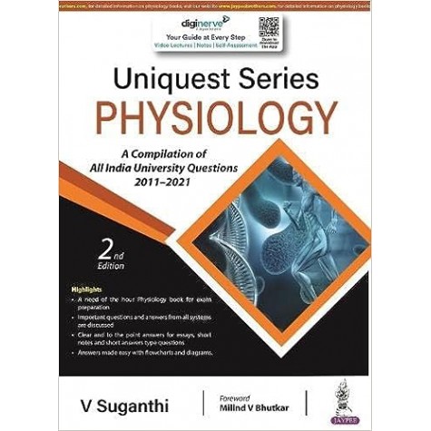 Uniquest Series: Physiology Paperback – 2E- 2023 by V Suganthi (Author)