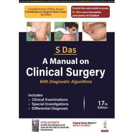 A Manual on Clinical Surgery: With Diagnostic Algorithms Paperback – 17E-  2024 by Somen Das 
