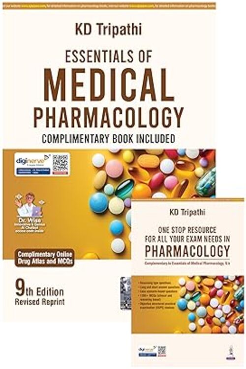 Essentials of Medical Pharmacology Paperback – 9th Edition 2025 by KD Tripathi 