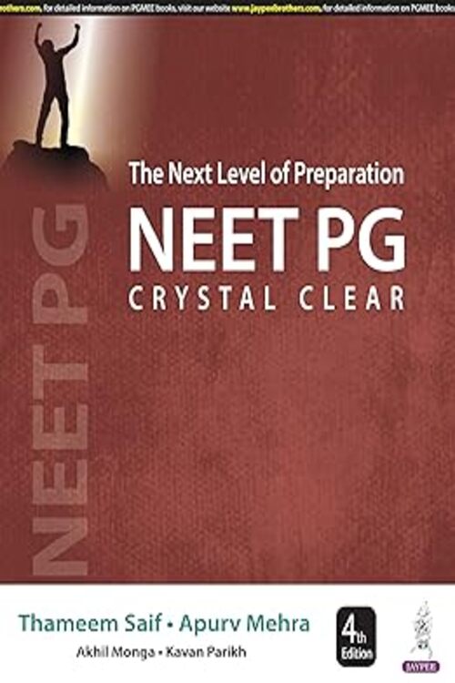 THE NEXT LEVEL OF PREPARATION NEET PG CRYSTAL CLEAR 2016-2022 Paperback-by Thameem Saif 