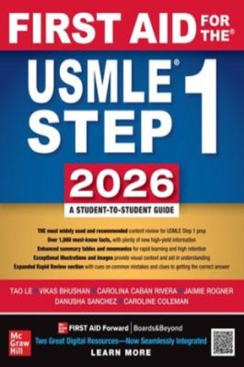 First Aid for the USMLE Step 1 2026 Paperback – by Tao Le , Vikas Bhushan 