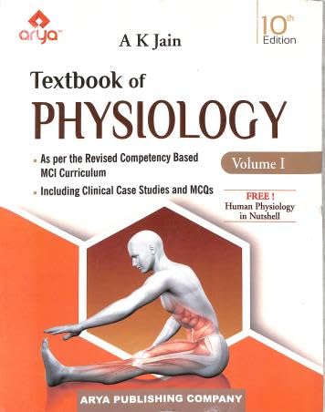 Textbook Of Physiology 10ed ( Vol 1 & Vol 2 ) 2023 by A K Jain 