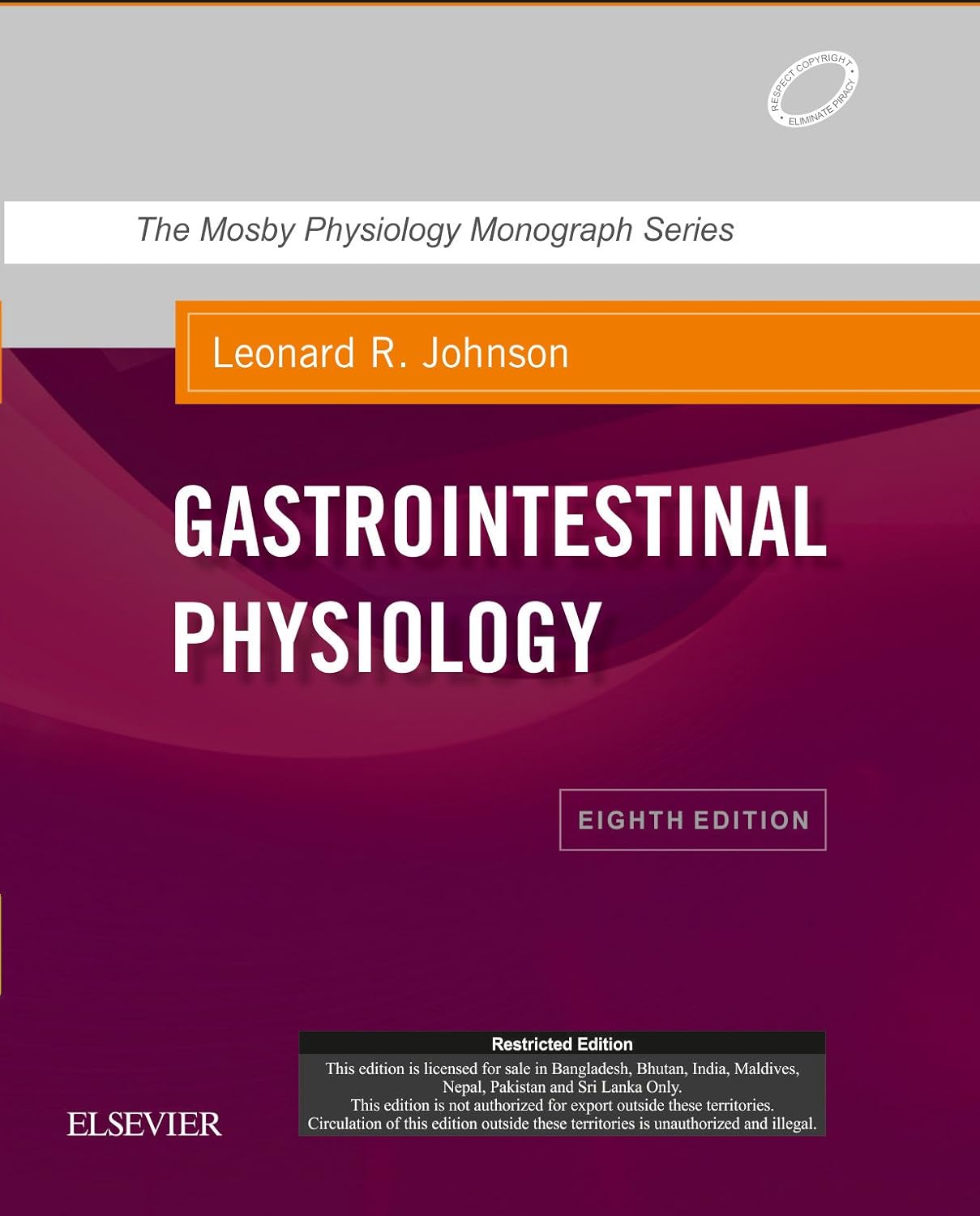 Gastrointestinal Physiology, 8e by Johnson 