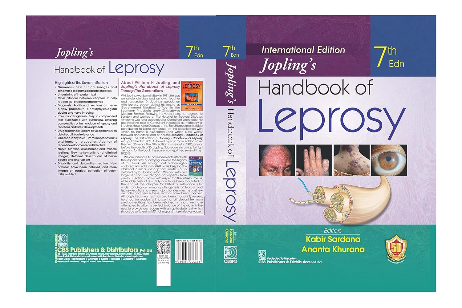 Joplings Handbook Of Leprosy 7Ed by Kabir Sardana