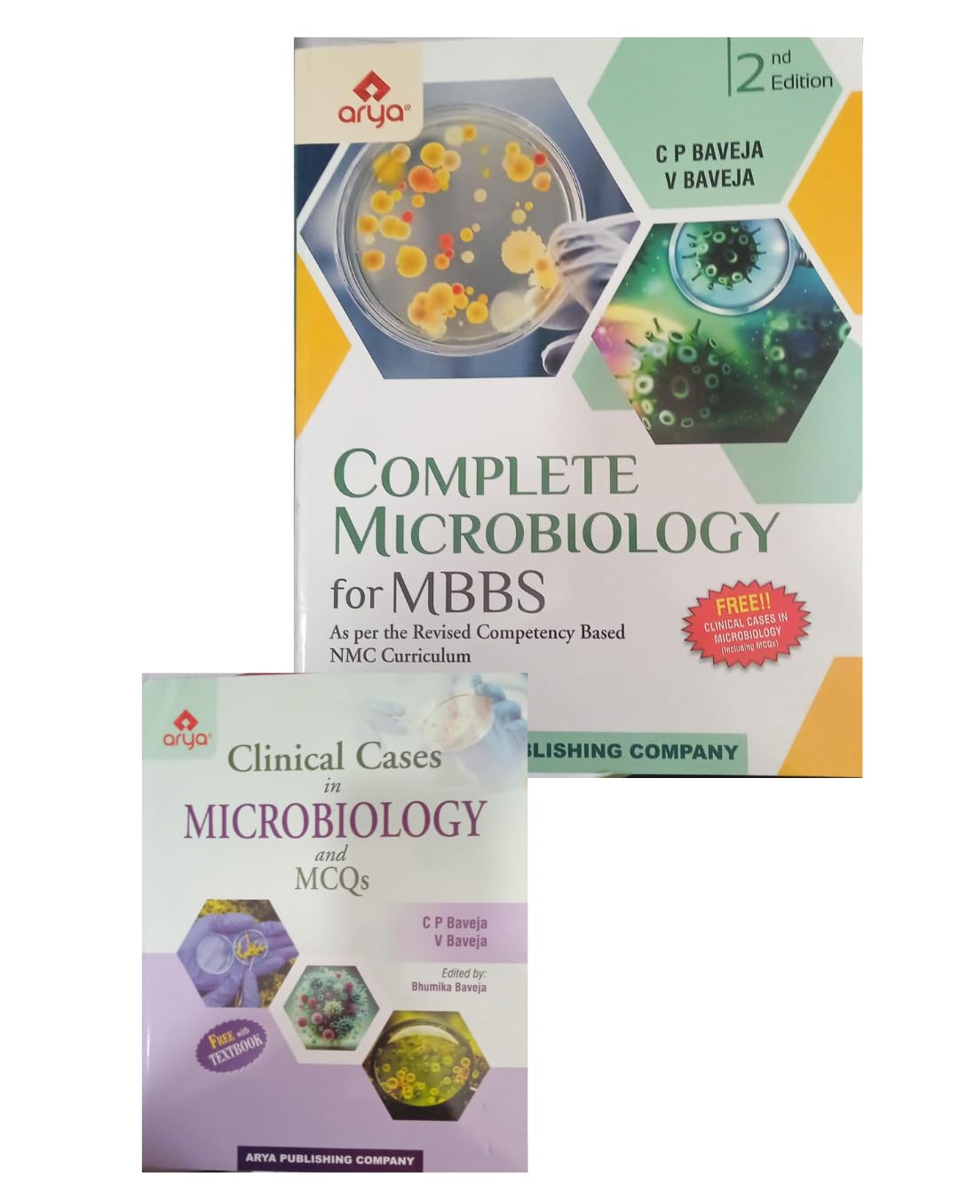 Complete Microbiology Book for MBBS Students, Comprehensive Study Guide by V Baveja C P Baveja 