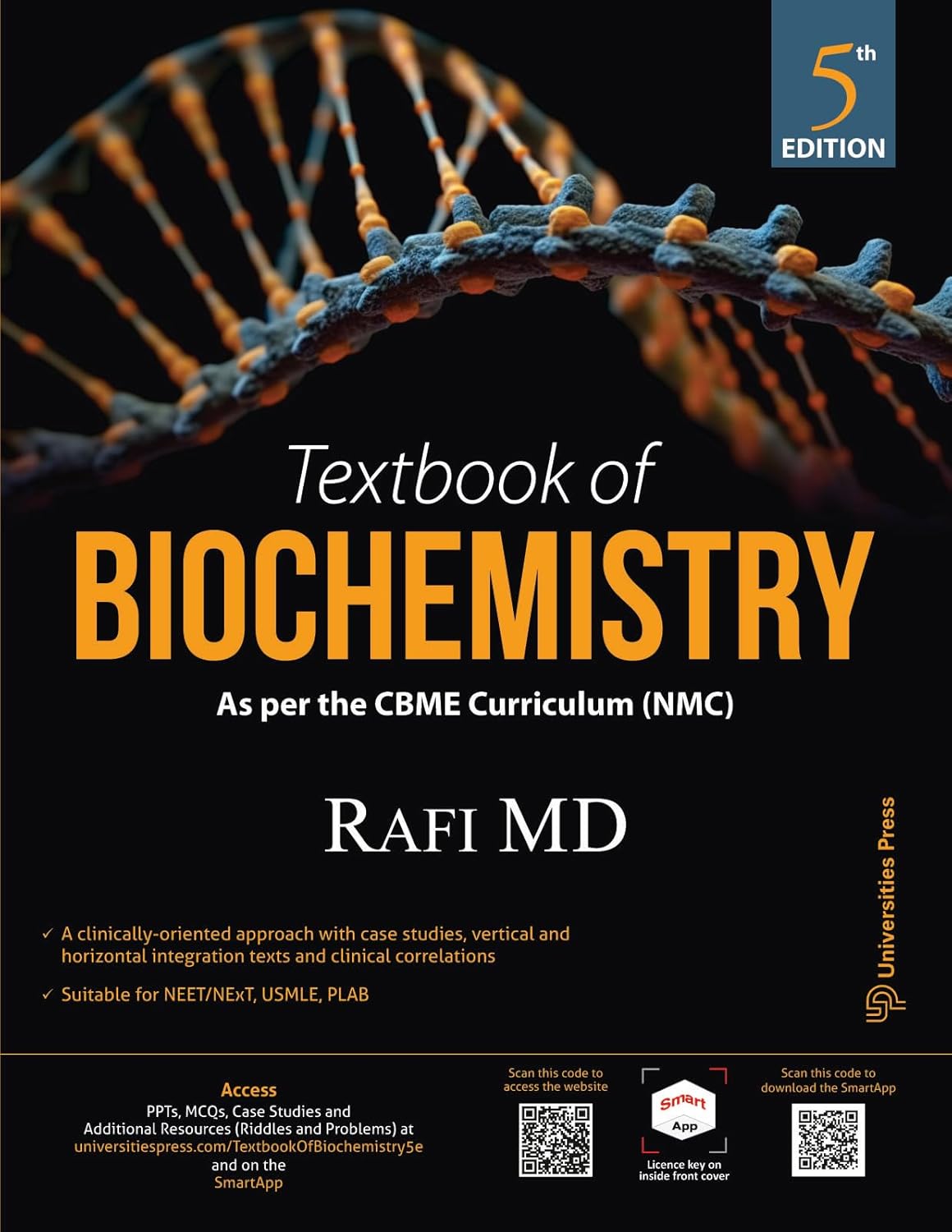 Textbook of Biochemistry, 5th Edition by Rafi MD 