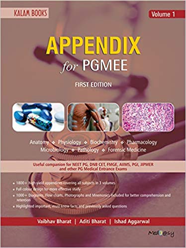 Appendix for PGMEE: Volume 1 Paperback – 5 Dec 2018 by Aditi Bharat, Ishad Aggarwal Vaibhav Bharat (Author)