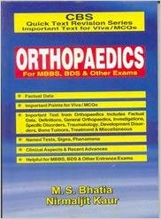 Orthopaedics for MBBS, BDS & Other Exams (CBS Quick Text Revision Series Important Text for Viva/MCQs)